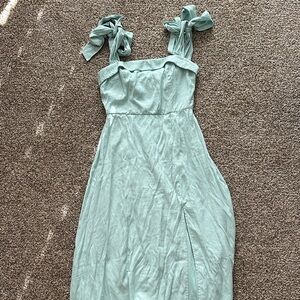 Trixxi Mint Green Sleeveless Dress